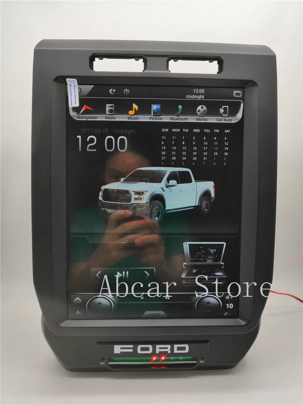 12,1 Tesla стиль Android 8,1 автомобильный dvd-плеер gps навигация для Ford F150- Мультимедиа Радио стерео PX6 carplay Авто ips