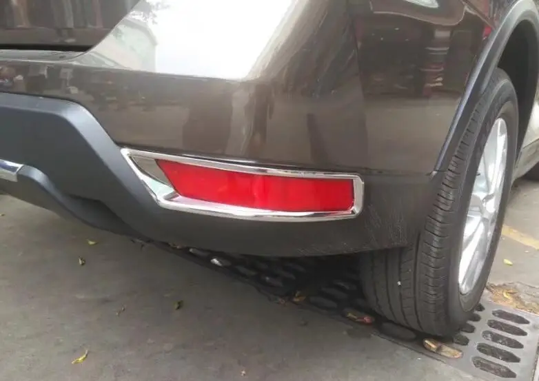 ABS передний противотуманный фонарь + задний накладка лампы для Nissan Rogue X Trail T32 2017 2018