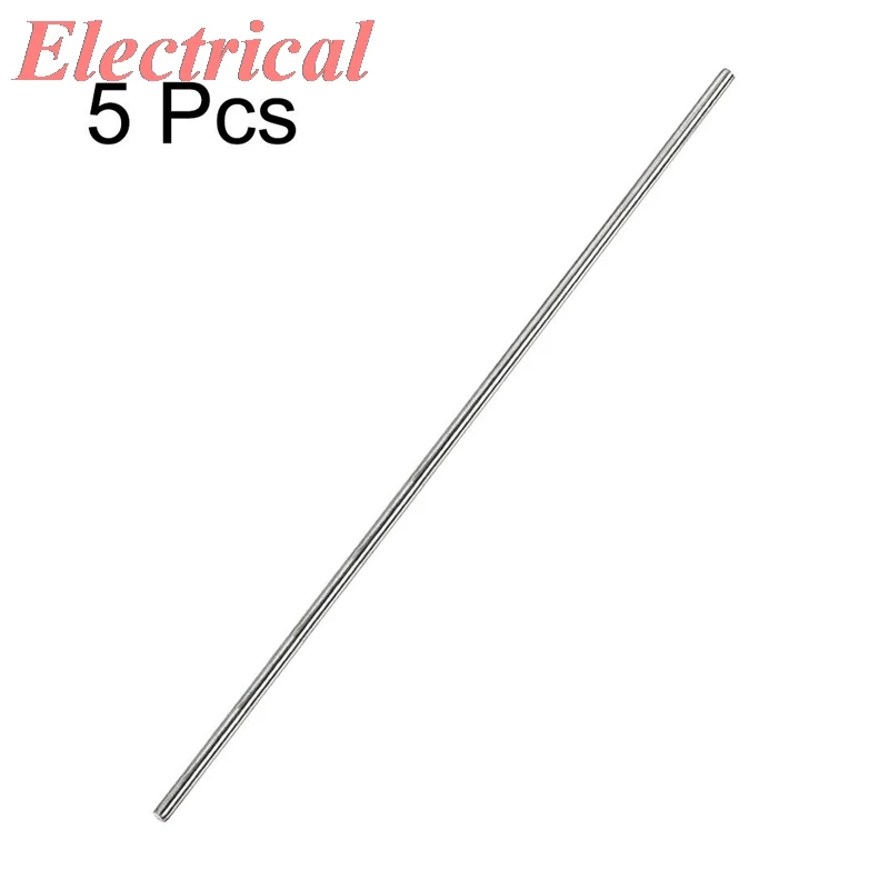 

2 x 200mm 3mm x 300mm 304 Stainless Steel Solid Round Rod for DIY Craft