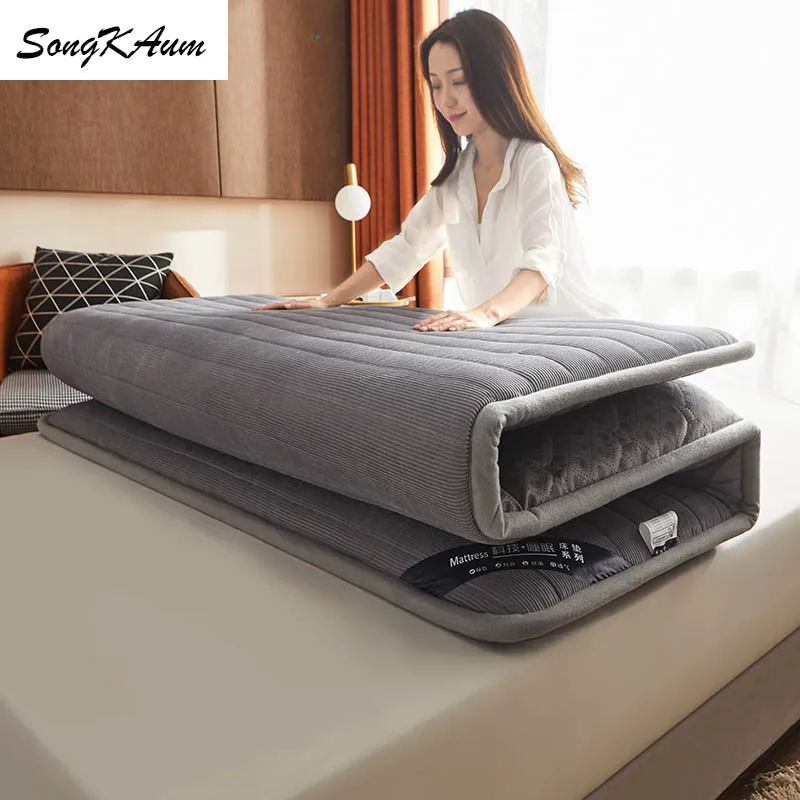 SongKAum высококачественные вельветовые матрасы утолщенные сохраняющие тепло