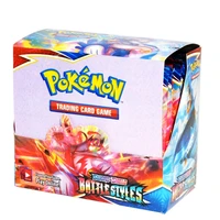 324360pcs cards toys 2021 newest pokemon spanish trading card game sword shield collection box card energy trainer tag team