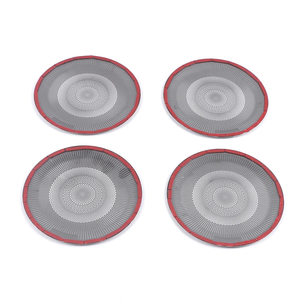 

For Honda Fit Jazz 2020-2021 Car Speaker Cover Stainless Door Loudspeaker Sound Pad Trim Frame Sticker Interior Accessories