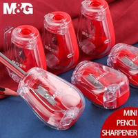 3pcs cute kawaii red sweet red colored mini pencil sharpener korean kids school supplies stationery