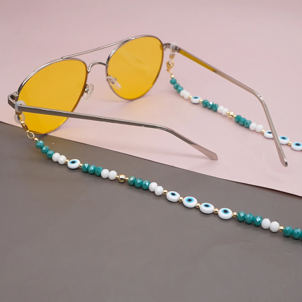 Цепочка для очков Go2Boho зрительный шнурок ювелирные изделия бирюзовые ожерелья с