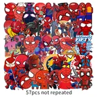 57 шт.компл., стикеры с героями мультфильмов Человек-паук