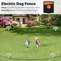 pet dog electronic fence system adjustable rechargeable waterproof electronic dog training collar fence containment system