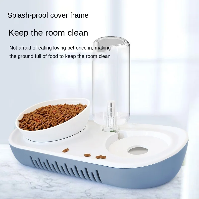 

Cat bowl dog bowl small and medium-sized dog feeding bowl moisture-proof mouth automatic feeding and drinking pet supplies