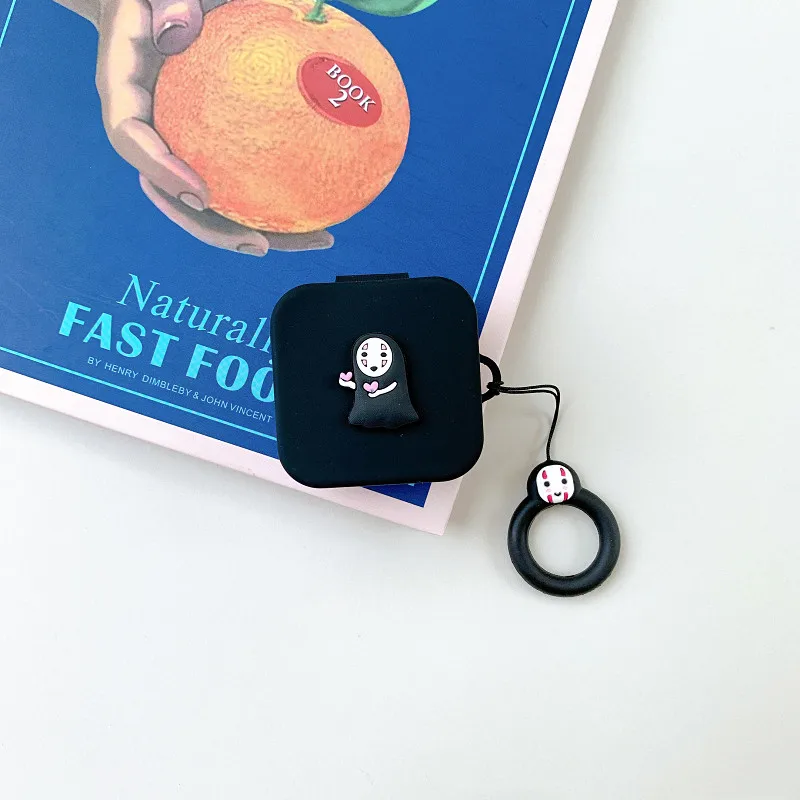

Cartoon Silicone Protective Earphone Case For Xiaomi Air 2 SE Bluetooth Headphones Boxs Air2 SE Earbuds Cover With Finger strap