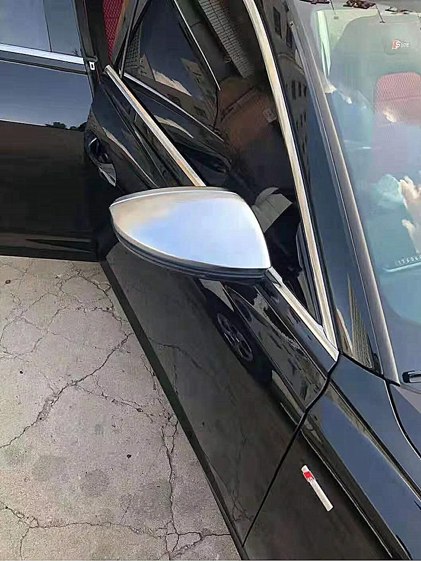 Матовое хромированное боковое крыло Сменный Чехол для зеркала заднего вида