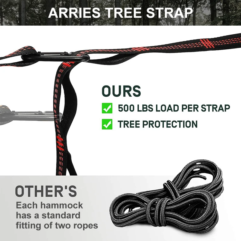 Гамак портативный для кемпинга 300*200 см из нейлона|Гамаки| |