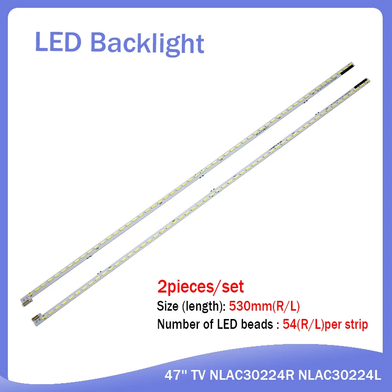 Светодиодная лента для подсветки 4 шт./компл. 54 лампы Sony 47 ''TV NLAC30224R NLAC30224L KDL 47W800A