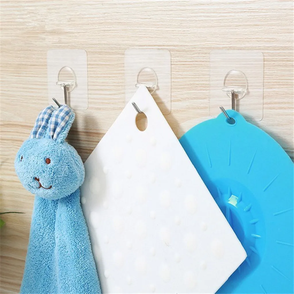 1/5/10 шт крючок прочная прозрачная всасывания стены присоски вешалка