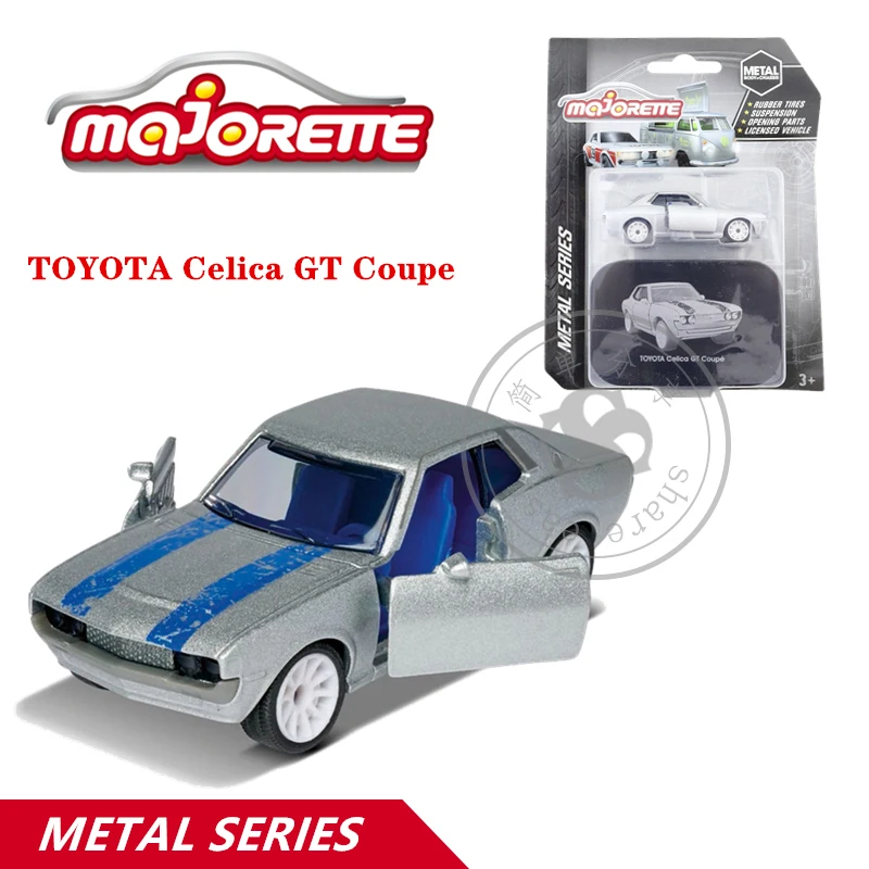 Majorette 1/64 металлический корпус + шасси серии автомобилей TOYOTA Celica GT Coupe популярная