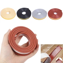 1 m Self-Adhesive Edge Banding Tape Furniture Wood Board Cabinet Table Chair Protector Cover U-Shaped Silicone Rubber Seal Strip