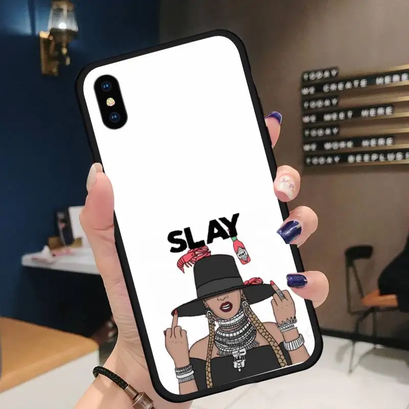 

Afro Girls Black Women Art shell Phone Case for iPhone 11 12 pro XS MAX 8 7 6 6S Plus X 5S SE 2020 XR