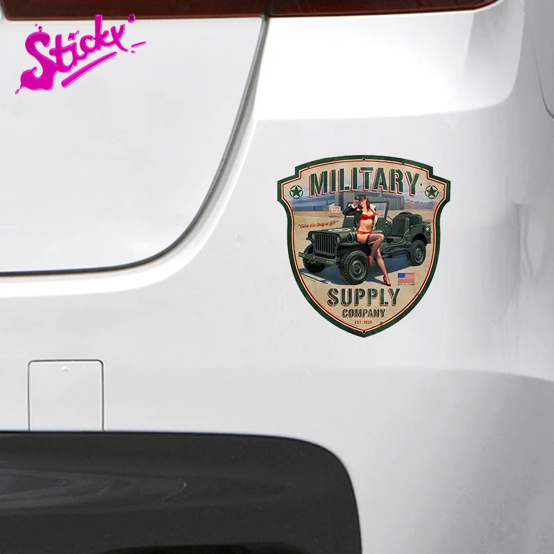 Клейкая сексуальная девушка бензолен гараж значок брендовая наклейка на