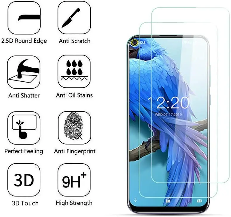 Закаленное стекло 2.5D 9H для Oukitel C17 Pro экран с защитой против царапин Protector C 17