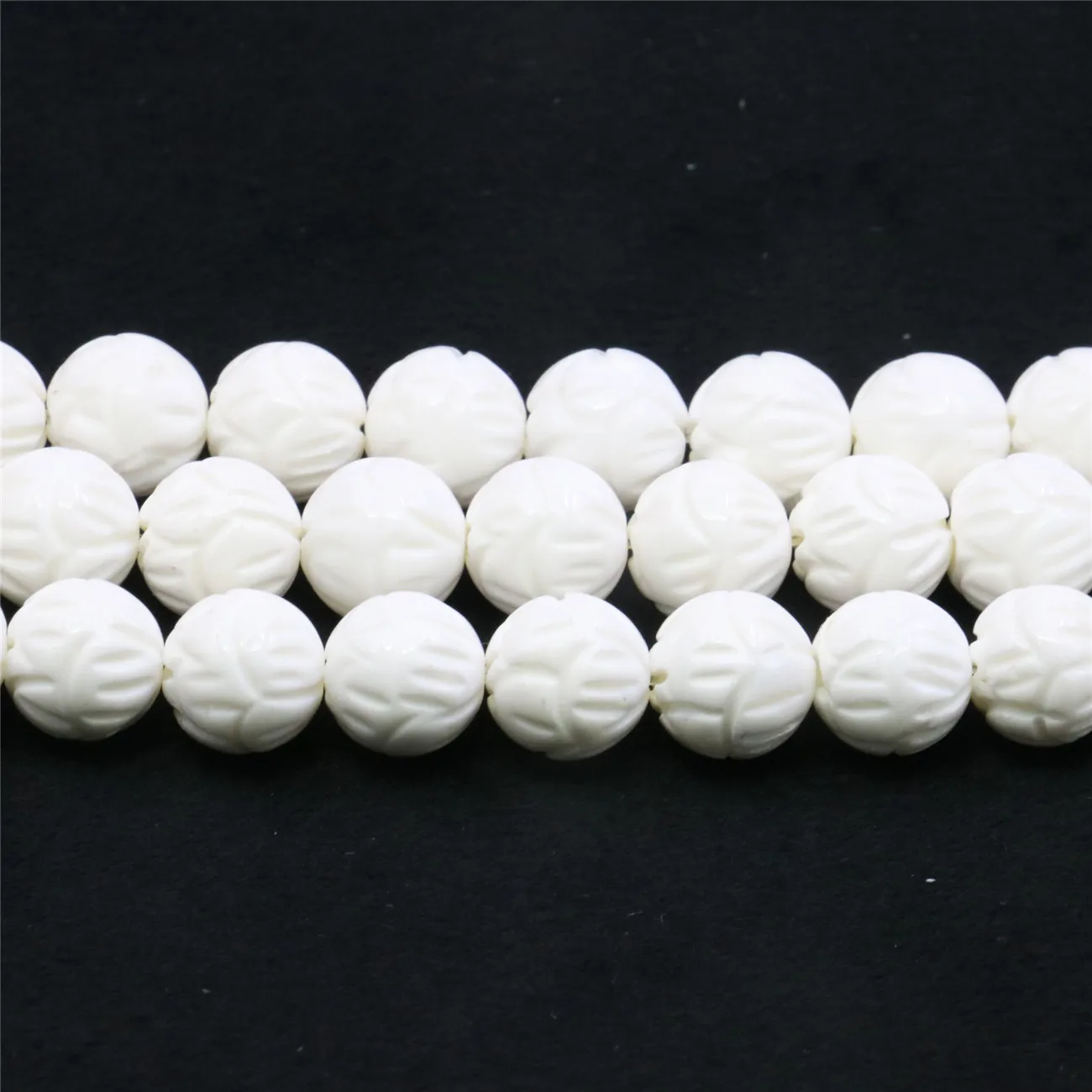 

10mm Round White Rose Jades Chalcedony Loose Beads Natural Stone Women Girls Accessories DIY Hand Made Fashion Jewelry Making