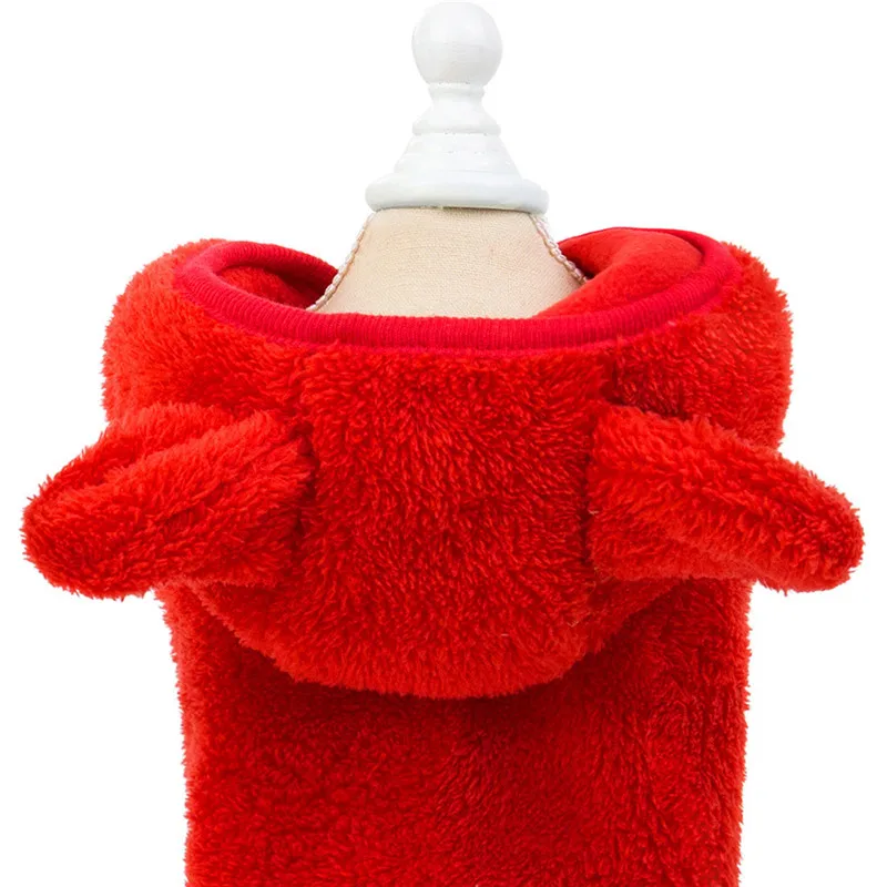 Одежда для домашних животных собак кошек свитер на две лапы с кроличьими ушками