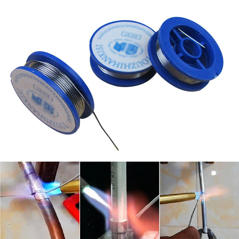 Оловянно свинцовый припой с канифолью 0 8 мм провод низкой температурой плавления