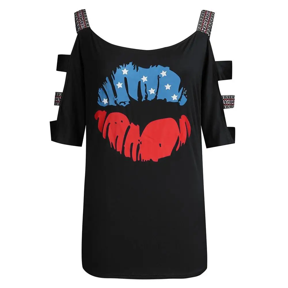 Женская футболка размера плюс изображение случайного флага принт детская одежда