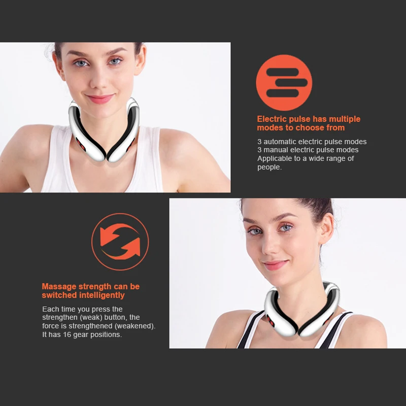 Channy электрический импульс спины и шеи массажер дальний ИК облегчитель боли