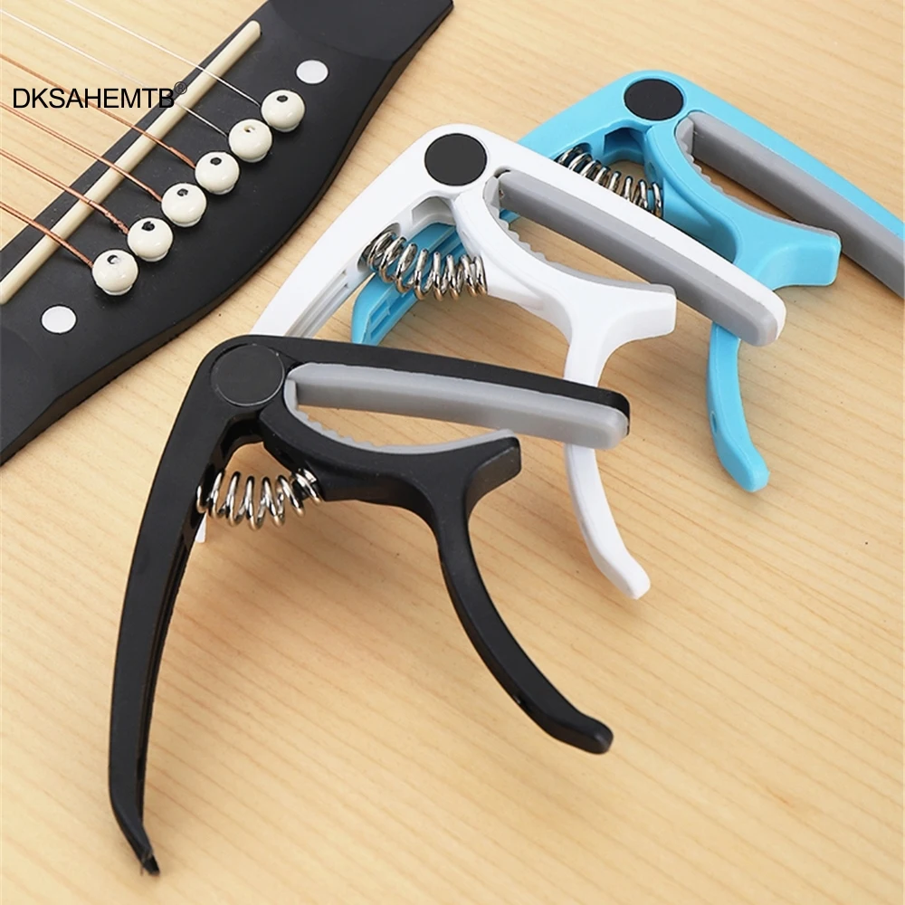 

Пластиковый гитарный каподастр для 6-струнной акустической классической электрической гитары тюнинг-зажим аксессуары для музыкальных инс...