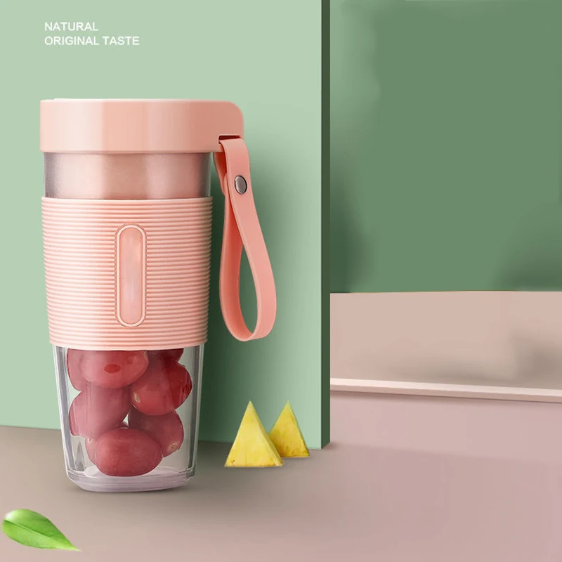 Миниатюрная перезаряжаемая Многофункциональная портативная соковыжималка с