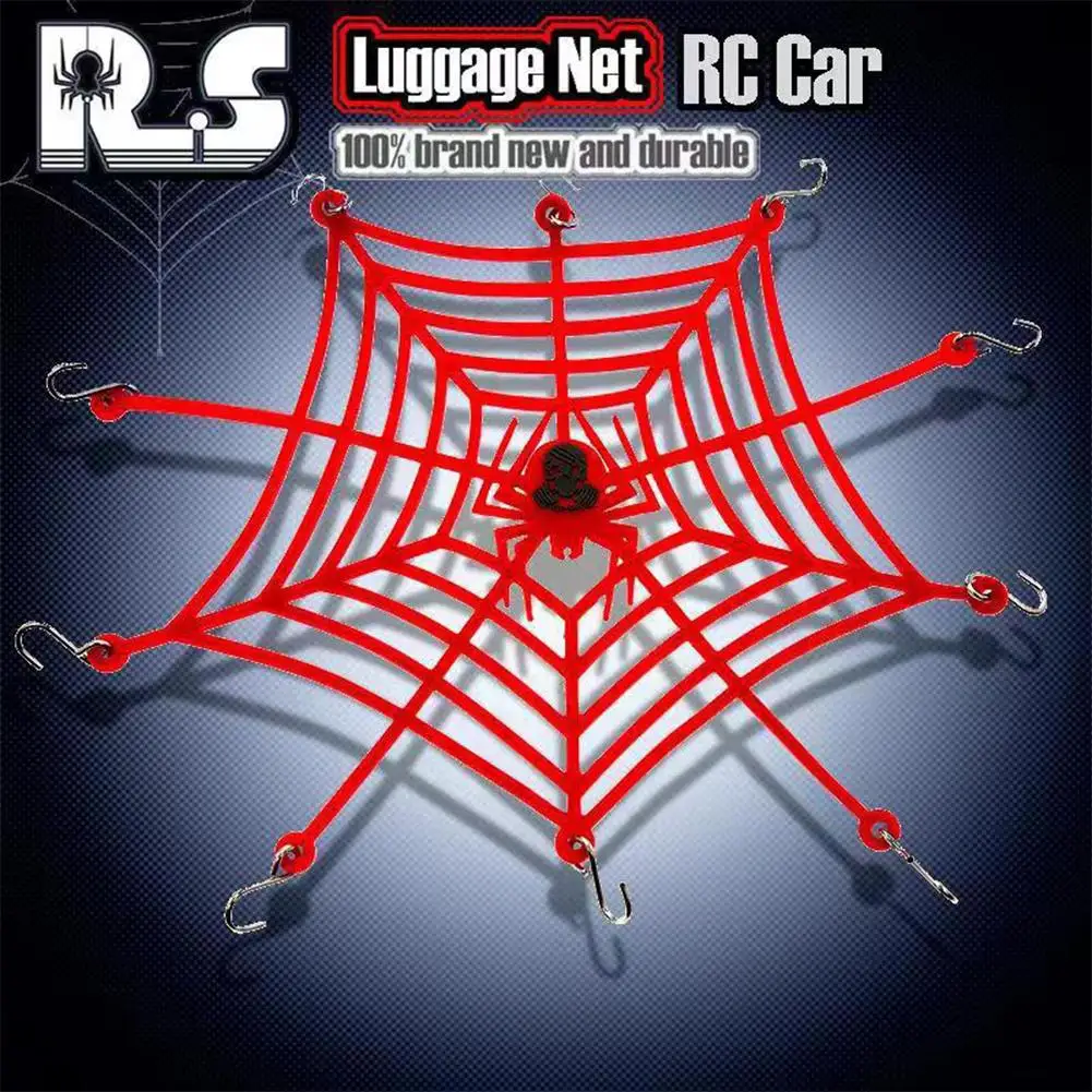 

Rc Car Parts Rs Starscream 1/10 Elastic Roof Luggage Net D90 Scx10 Trx-4 Spider Web Luggage Net R30 Professional Accessories