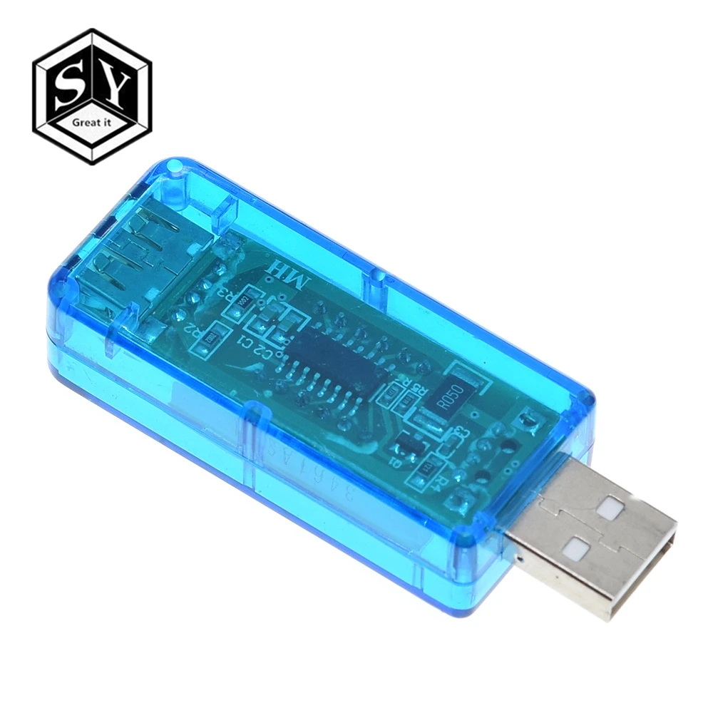 1 шт. цифровой USB Мобильный зарядный ток тестер напряжения метр мини USB зарядное устройство Доктор Вольтметр Амперметр прямой синий