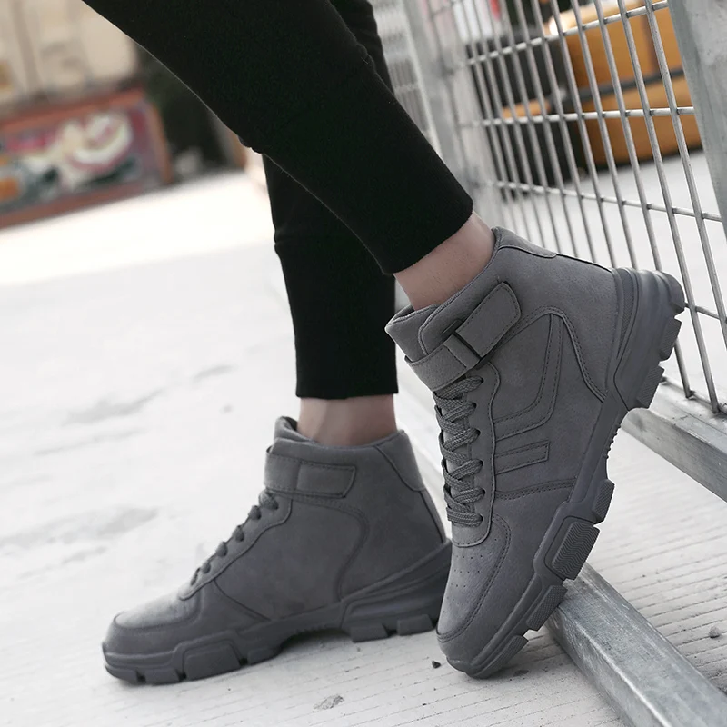 Мужские беговые кроссовки с высоким верхом демисезонная спортивная обувь для