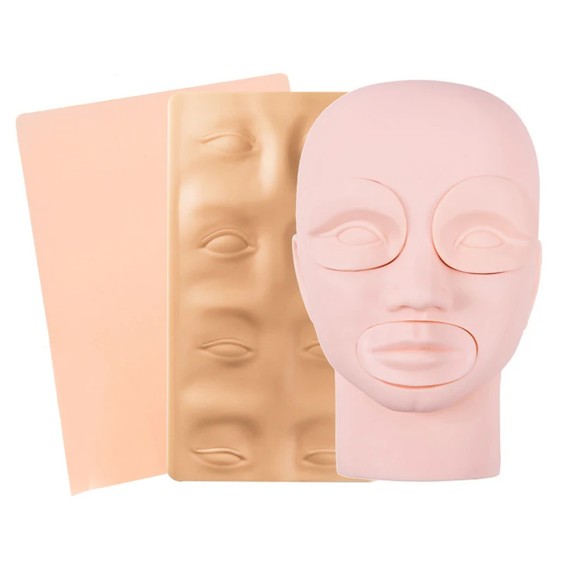 1 шт. Высококачественная силиконовая тренировка 3D кожи Перманентная поддельная