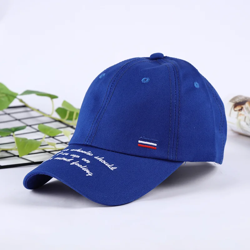 Korean fashionista spring and summer baseball cap male embroidered alphabet duck tongue outdoor sunshade hat female |