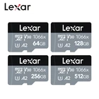 Карта памяти Lexar 1066x Micro SD 64 Гб 128 ГБ 256 ГБ 512 ГБ A2 скорость чтения 160 мс класс 10 U3 V30 TF UHD карта памяти Microsd 4K