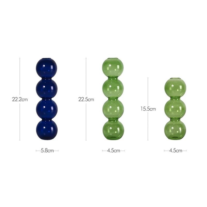 Простой Сферический Стекло ваза украшения с геометрическим принтом цветного