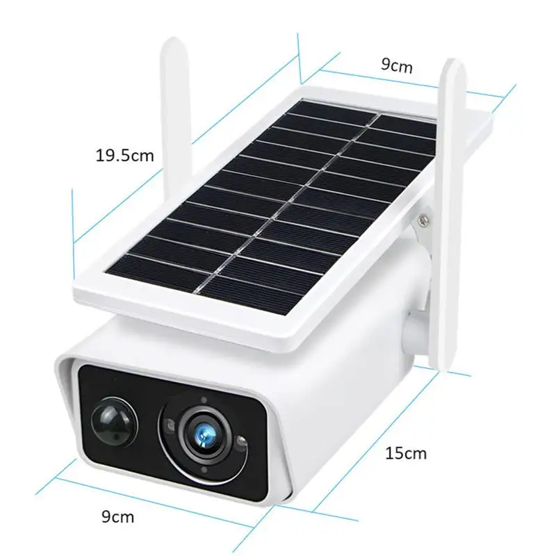 

1080P HD Security Camera Solar Waterproof IP66 IP Camera WIFI Outdoor Wireless Camera PIR Alarm Camaras De Vigilancia Con Wifi