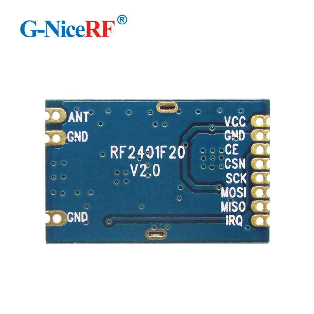 6 шт./лот RF2401F20 100 мВт 20 дБм промышленного класса nRF24L01 + 2 4 ГГц беспроводной