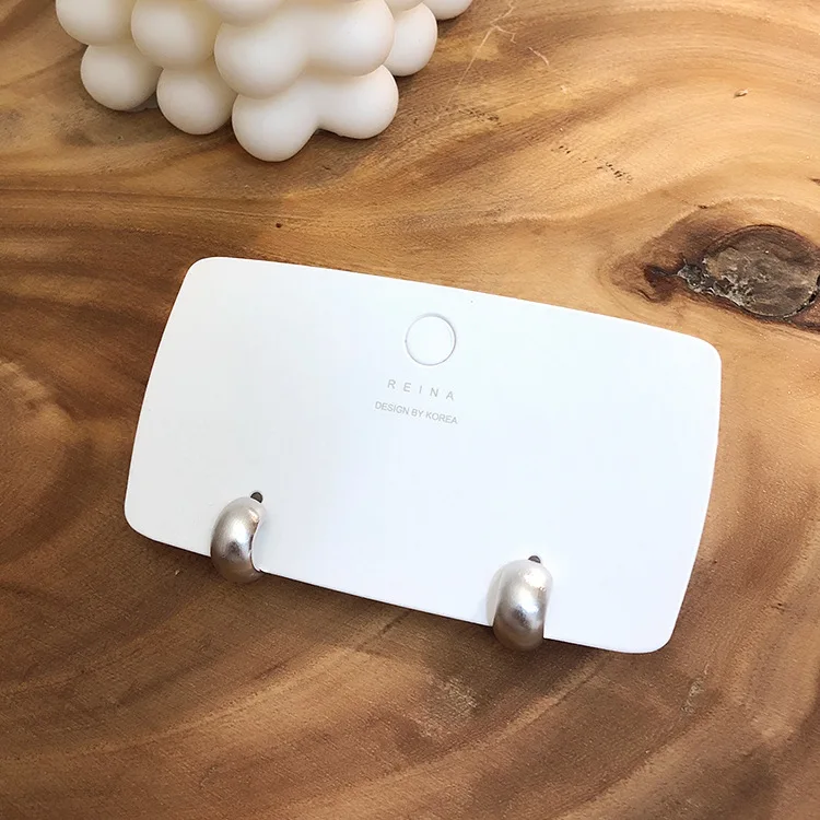 

2020 Simple Gold Silver Color Geometric Stud Earrings 925 Silver Pin Studs Earrings for Women Girls Jewelry Gift Pendientes