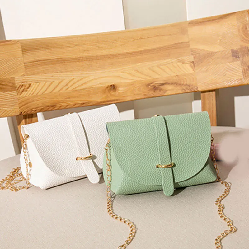 Женская мини-сумка на цепочке сумка через плечо однотонные сумки женский кошелек