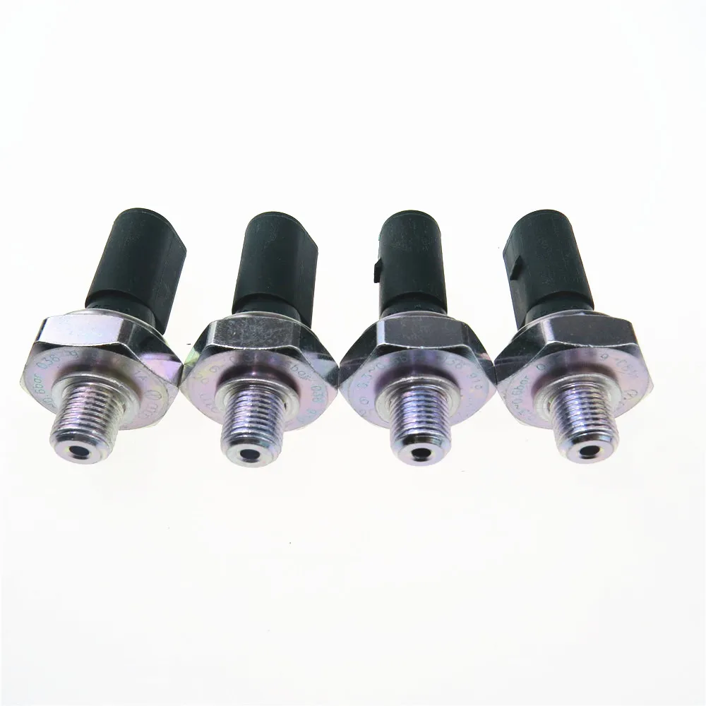 

SCJYRXS Qty4 Car Oil Pressure Sensor Sensing Plug 036919081A for A3 A4 Passat Golf Polo Caddy 2.0T 1.8T 036919081A 036 919 081A