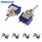 Миниатюрный переключатель MTS102, 1051 шт., однополюсный двухпозиционный SPDT ON-ON 120VAC 6A, 14 дюйма, монтаж MTS-102