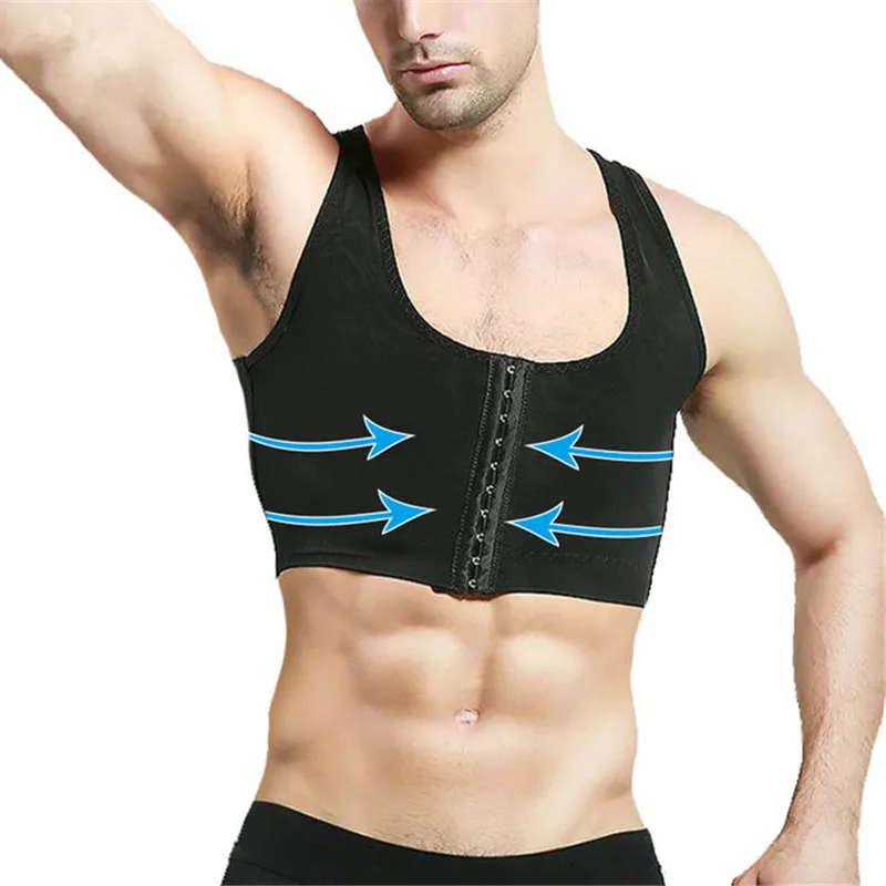 Корректирующее белье для похудения Майки в ГИНЕКОМАСТИИ мужчин триммер живота