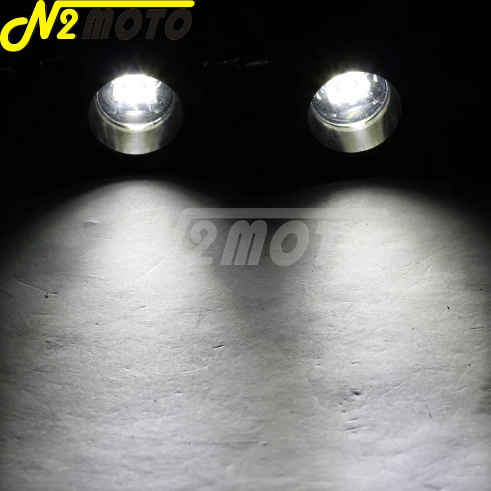 12V Светодиодный индикатор поворота мотоцикла светильник Янтарный/белый для Harley