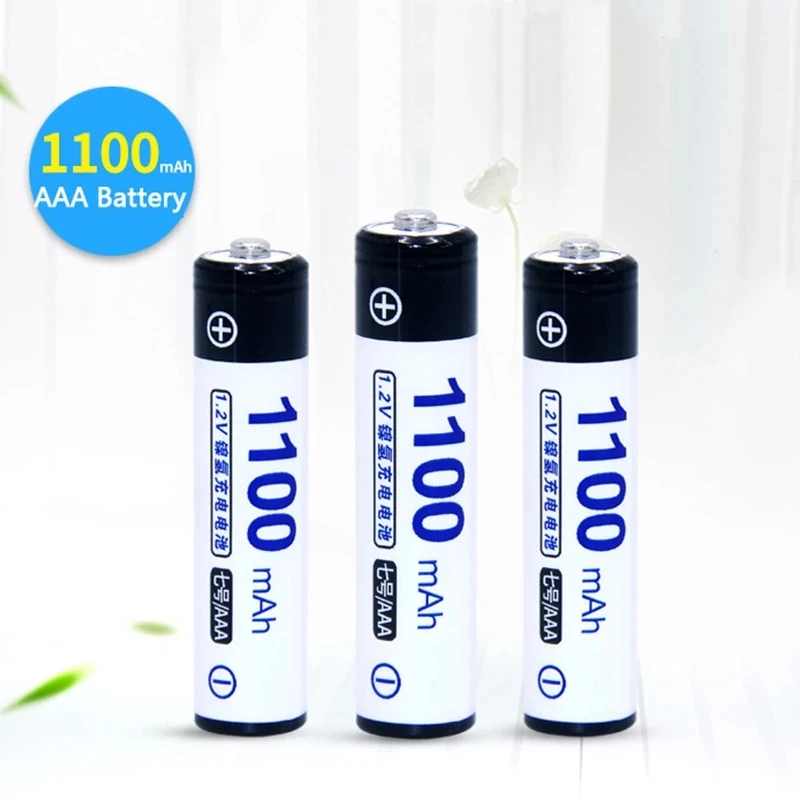 

1-12Pcs 1.2V Ni-MH AAA Battery 1100mAh AAA Rechargeable Battery 3A AAA NIMH Battery Rechargeable Batteries for Flashlight Toys