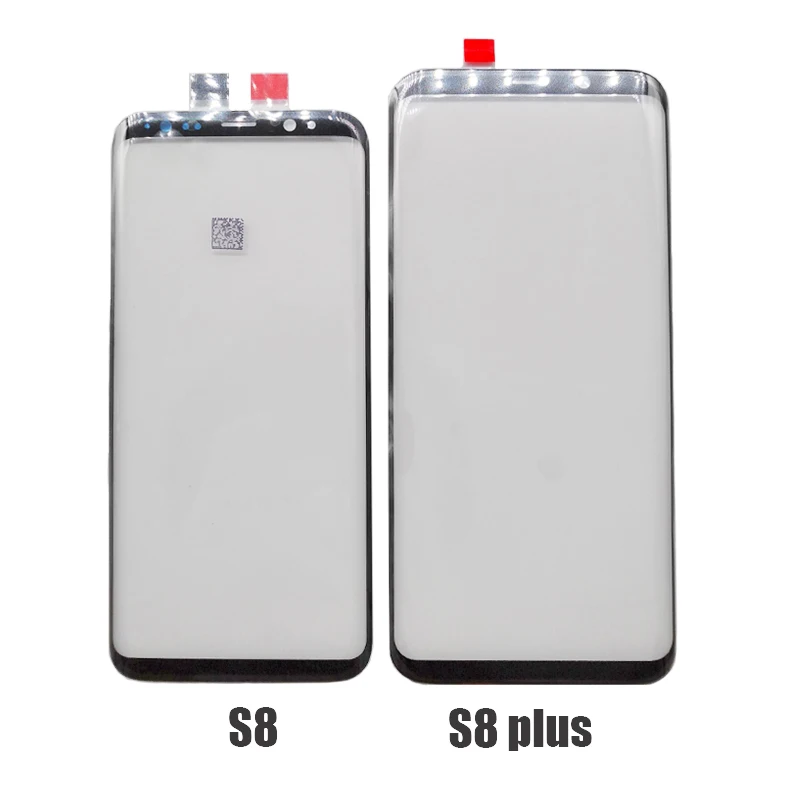 Для Samsung S8 S8 Plus край экрана стекло передней панели заменить аксессуары мобильного телефона изогнутые диспли объектив Ремонт Запчасти