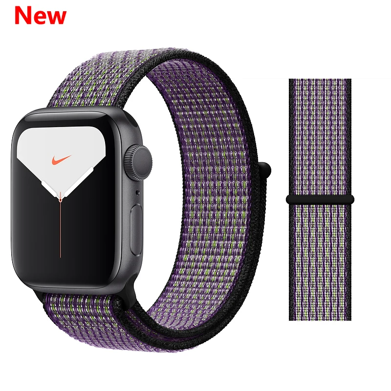 Desert Sand-Volt Спортивный ремешок-петля для apple watch 4, 5, 3, 44 мм, 40 мм, correa, 42 мм, 38 мм, iwatch, браслет, дышащий, apple, Аксессуары для часов - Цвет ремешка: Desert Sand-Volt