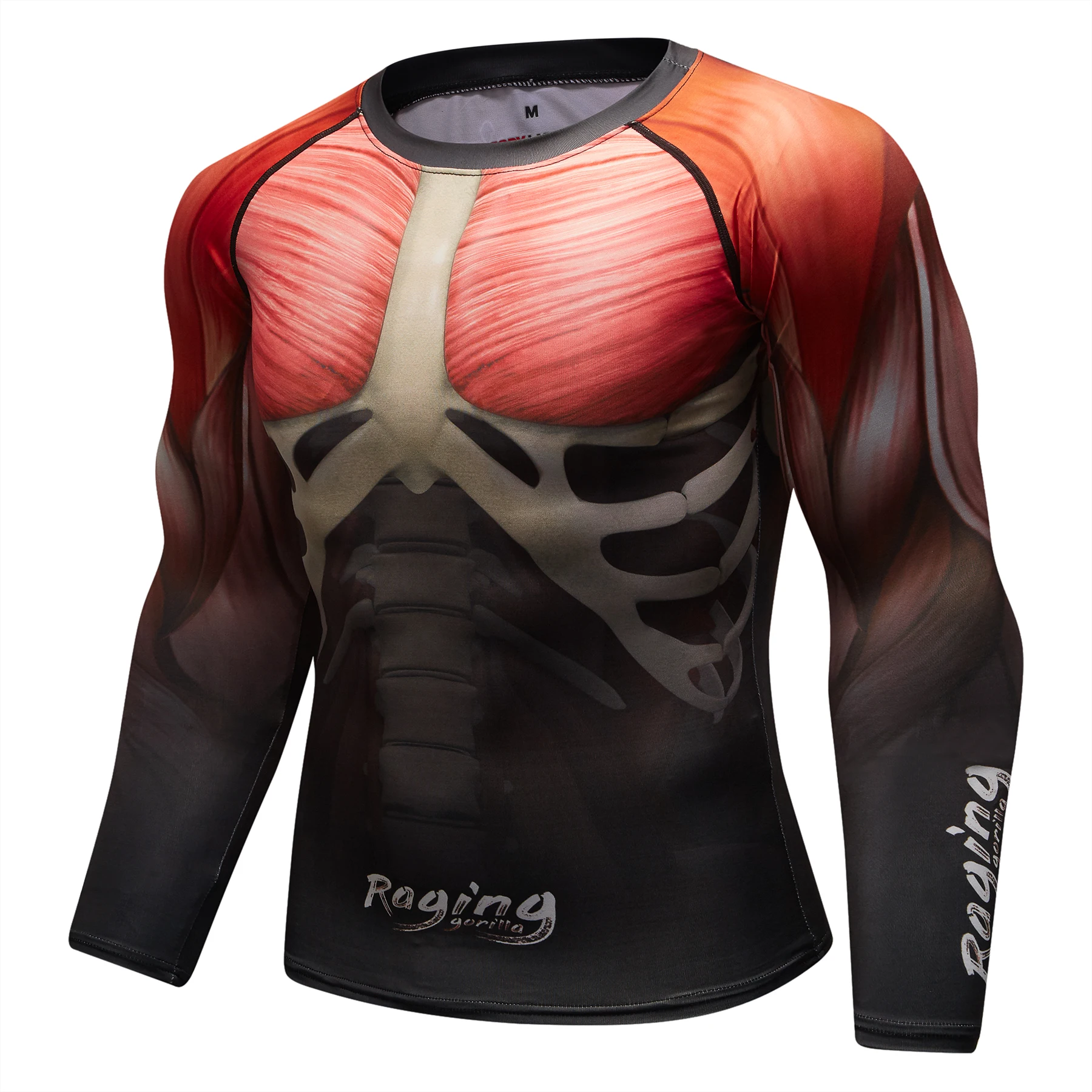 

2021 Hot Sale Full Printing Fitness Long Sleeves Rash Guard Fashion Gym T Shirt