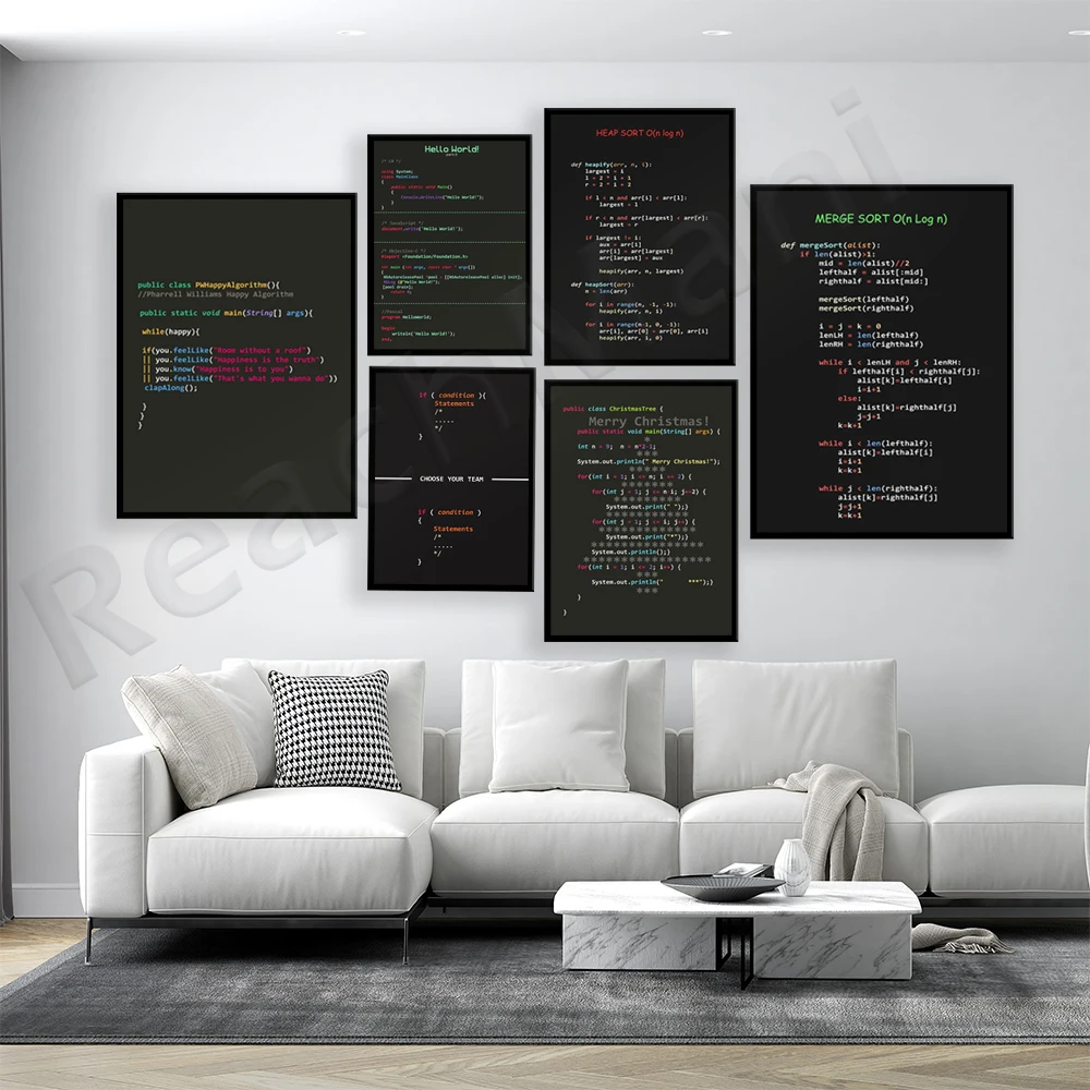 Программатор jhtml питон Java sql-настенная живопись холст Постер печать Офисная