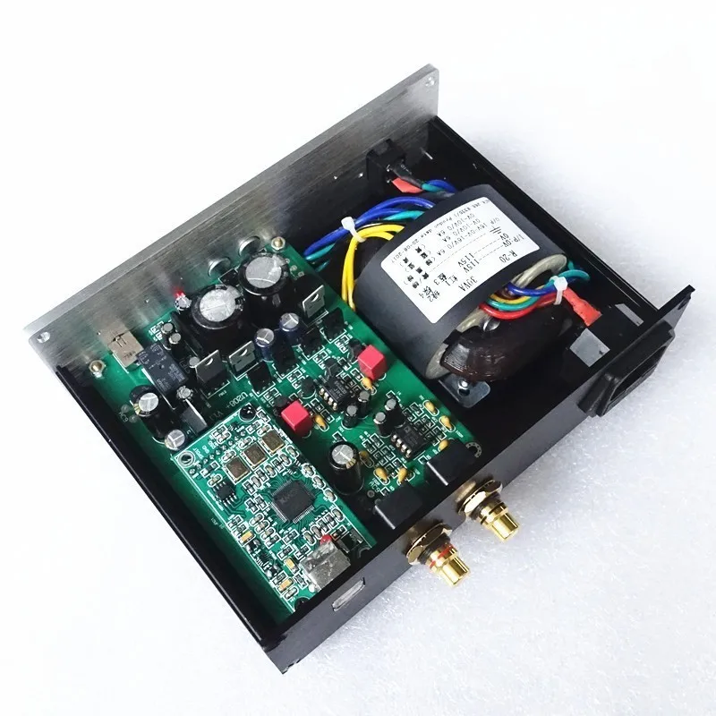 E-01 Lehmann схема аудио стерео усилитель для наушников с ПК USB XMOS ES9028Q2M DSD 24 бит/192 K декодирование аудио ЦАП