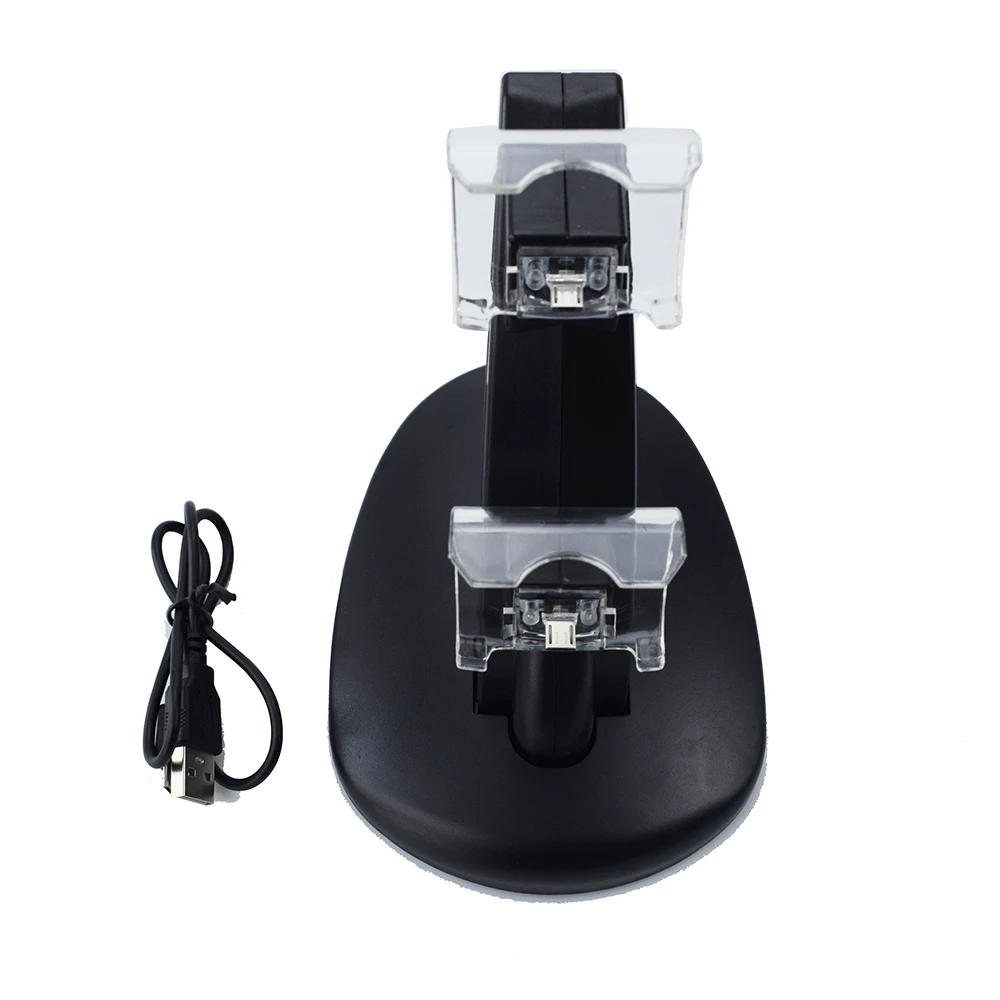 Контроллер Зарядное устройство Док станция светодиодный двойной USB PS4 зарядная